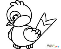 可爱小鸟简笔画图片