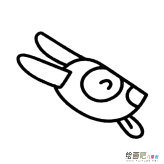 小狗头像简笔画图片