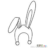 兔子耳朵简笔画图片