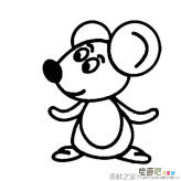 老鼠简笔画图片