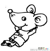 可爱小老鼠简笔画图片