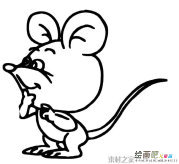 可爱小老鼠简笔画图片大全