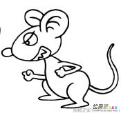 可爱小老鼠简笔画图片