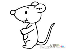 可爱小老鼠简笔画图片