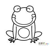 青蛙简笔画动物图片