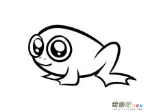 可爱青蛙简笔画图片