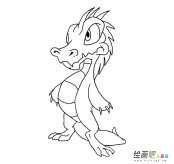卡通龙简笔画图片