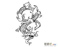 中国龙简笔画图片