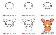 考拉动物简笔画步骤图片大全