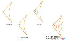 热带鱼动物简笔画步骤图片大全