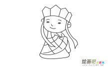唐僧动漫人物简笔画步骤图片大全
