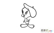 丑小鸭动漫动物简笔画步骤图片大全