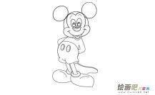 米老鼠动漫动物简笔画步骤图片大全
