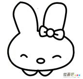 卡通萌兔子动物简笔画步骤图片大全
