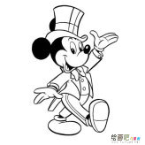 卡通米老鼠动物简笔画步骤图片大全