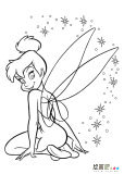 美丽天使人物简笔画步骤图片大全