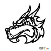 龙头动物简笔画步骤图片大全
