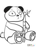 8款熊猫简笔画图片大全