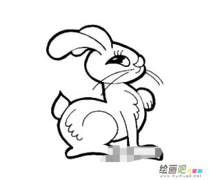 玉兔简笔画