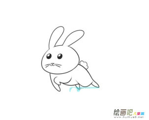 玉兔简笔画