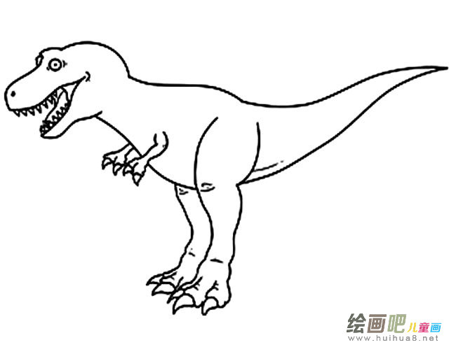 简笔画暴龙