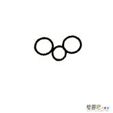 土拨鼠简笔画的画法步骤图