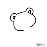 可爱小浣熊简笔画的画法步骤图