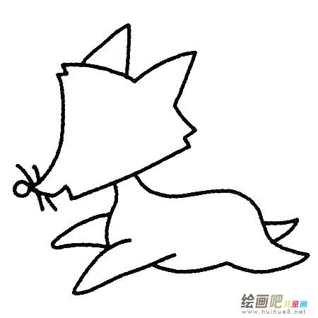 狐狸简笔画怎么画