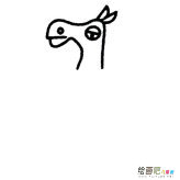 简单的骆驼简笔画画法步骤图