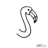 火烈鸟简笔画教程图解