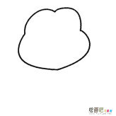 幼儿卡通青蛙简笔画的画法步骤图