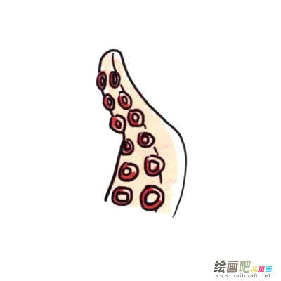 卡通章鱼简笔画四步画出 卡通章鱼简笔画图片