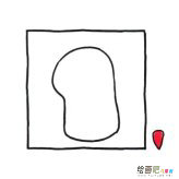 卡通兔子简笔画四部画出