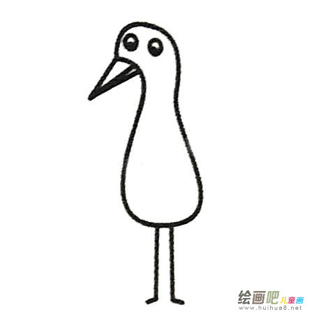 孔雀简笔画