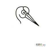 丹顶鹤简笔画