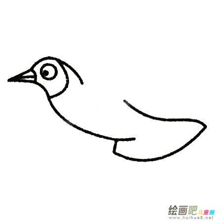 海鸥简笔画