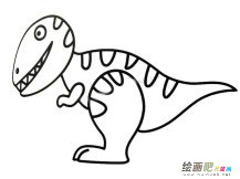 暴龙简笔画图片