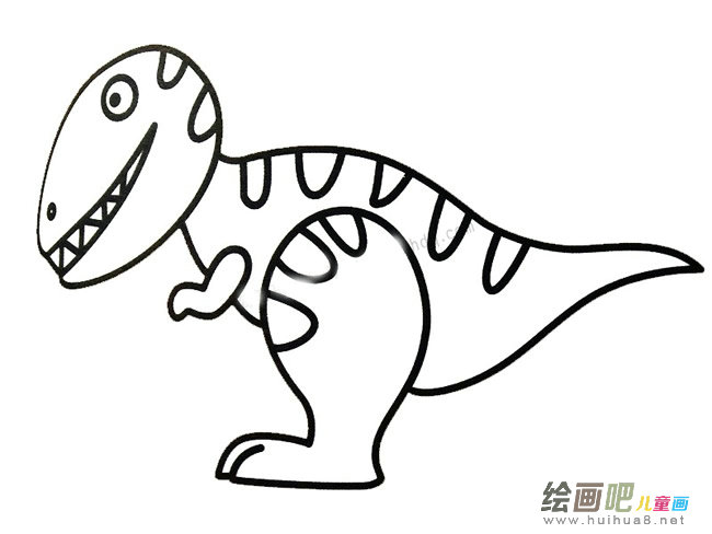 暴龙简笔画