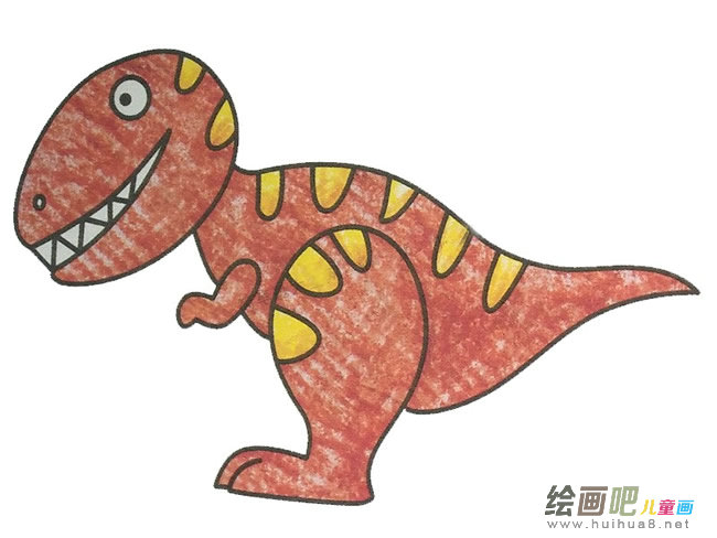 暴龙填色图片
