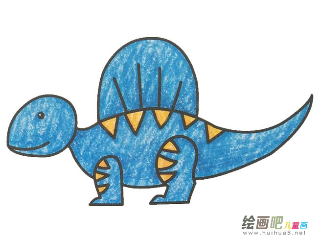 棘龙填色图片