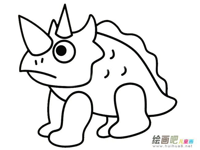 戟龙简笔画