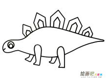 剑龙简笔画图片