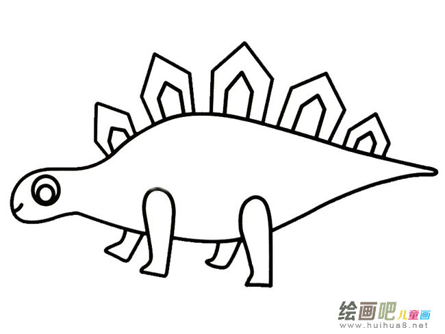剑龙简笔画