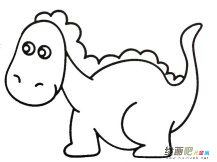 尼日尔龙简笔画图片
