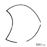 独角鲸简笔画的画法步骤教程