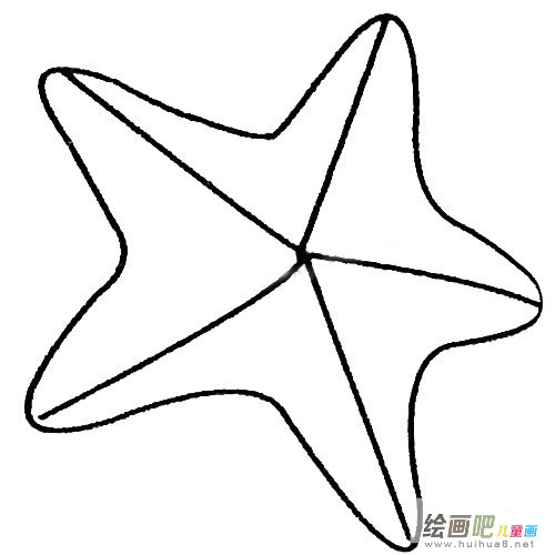 海星简笔画大全及画法步骤