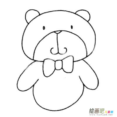 小浣熊简笔画