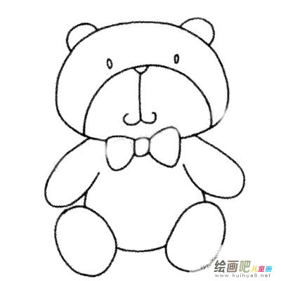 小浣熊简笔画