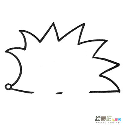 刺猬简笔画