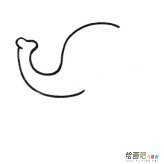 大象简笔画图片五步画出